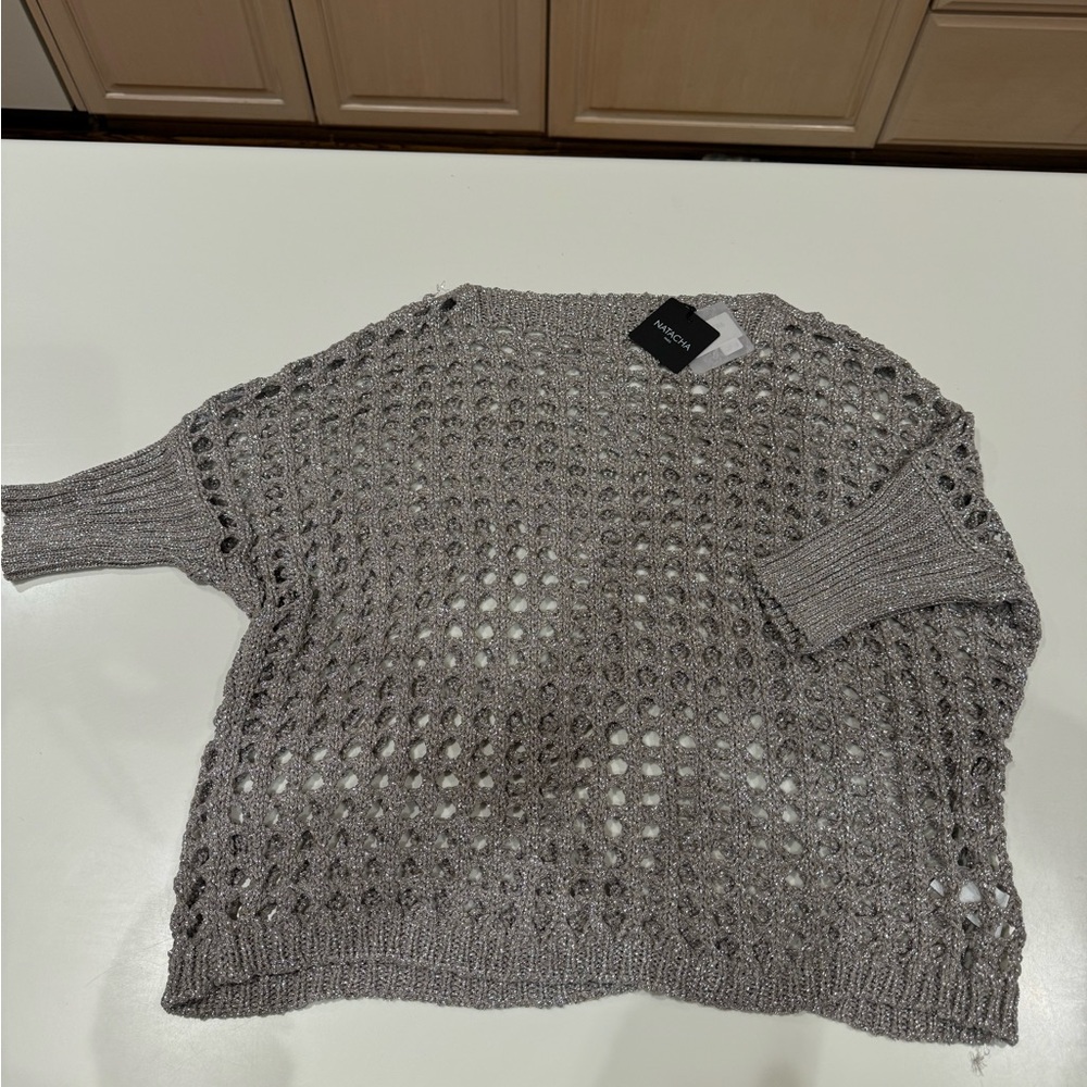 Beautiful metallic sweater